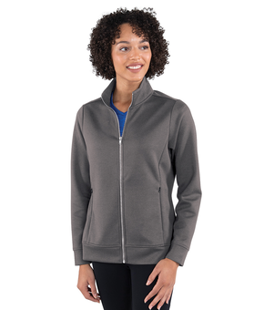 Women's TSS Active: Awesome Anthra Grey Melange Textured Activewear Jacket