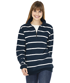 Crosswind Quarter Zip Print Sweatshirt