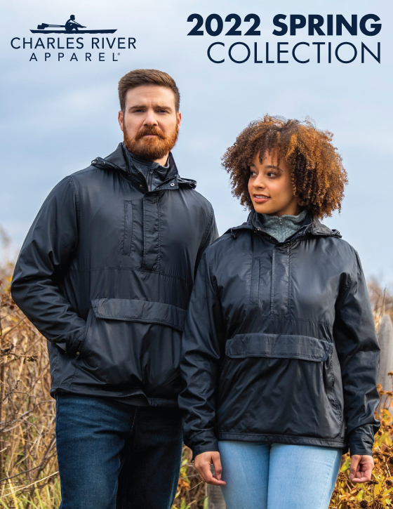 6周年記念イベントが Charles River Apparel ハーフジップナイロンジャンパー