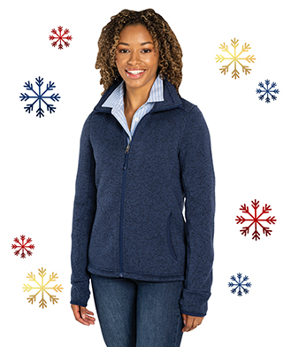 Women's Heathered Fleece Jacket