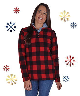 Women's Freeport Microfleece Printed Pullover