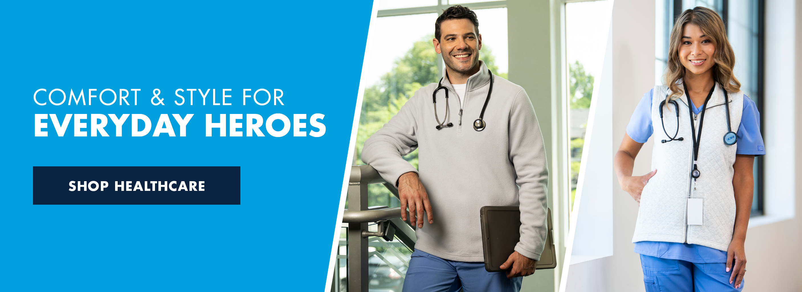 Comfort and Style for Everyday Heroes - Shop Healthcare