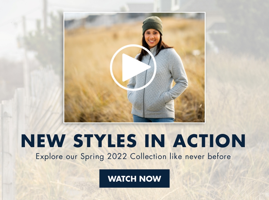 Watch videos featuring our new Spring 2022 Collection!