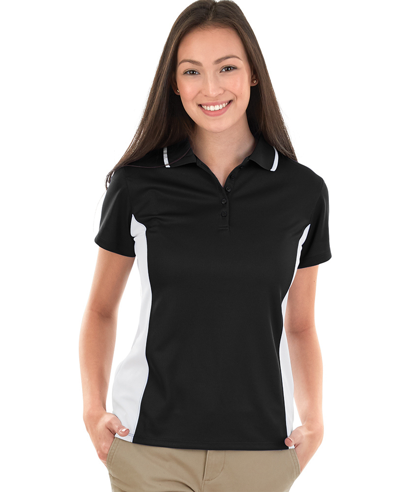 Women's Color Blocked Wicking Polo | Charles River Apparel