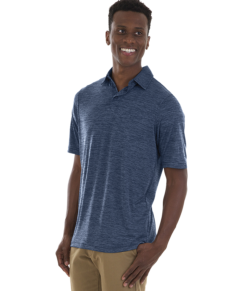 Charles River Apparel Mens Space Dye Performance Polo 