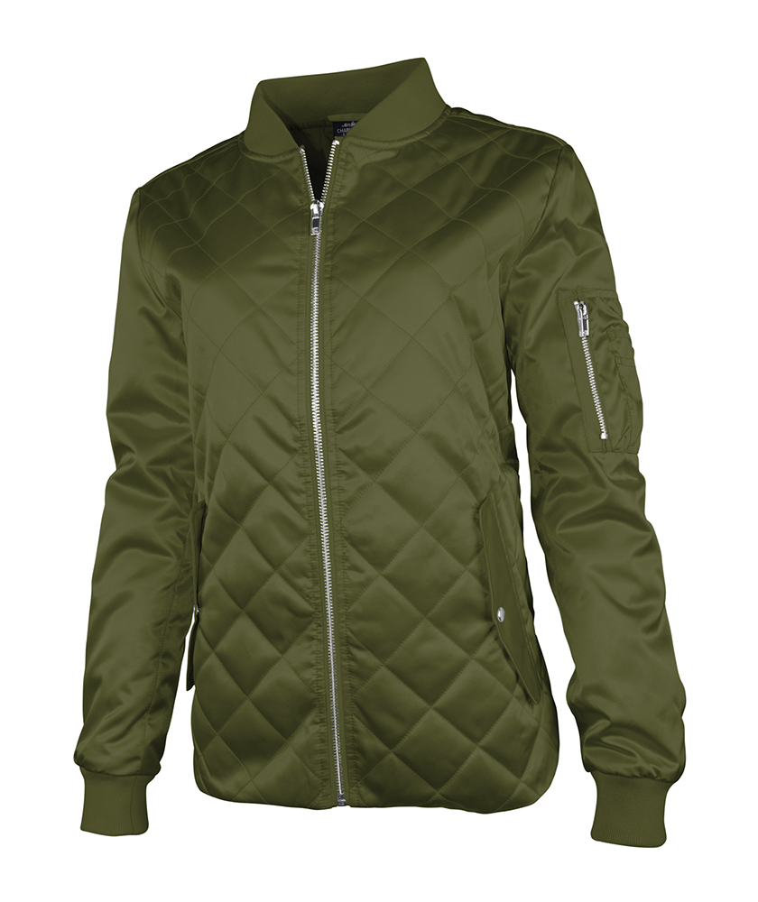 Women's Quilted Boston Flight Jacket | Charles River Apparel