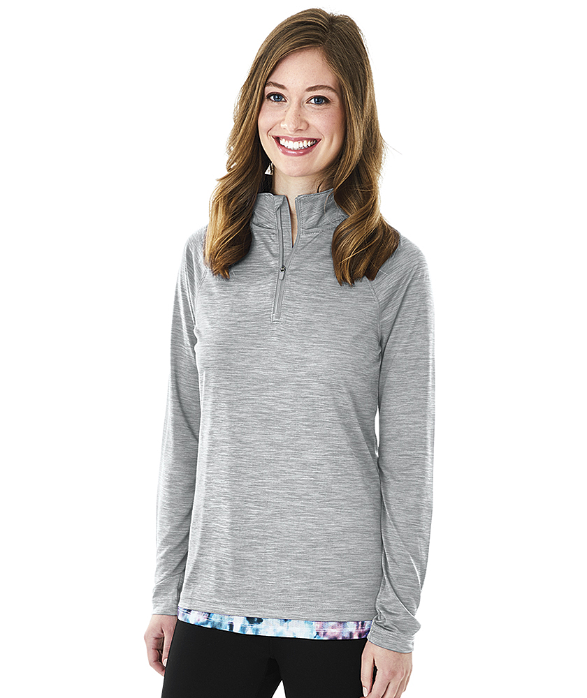 Women's Space Dye Performance Pullover | Charles River Apparel