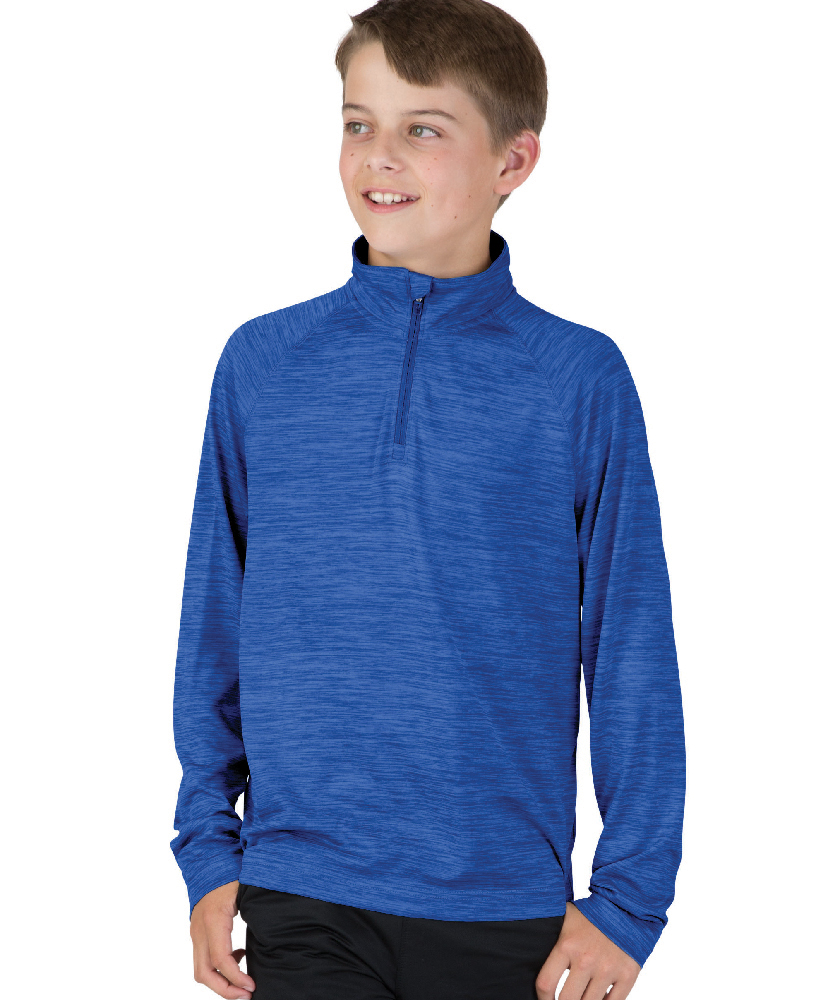 Youth Space Dye Performance Pullover | Charles River Apparel