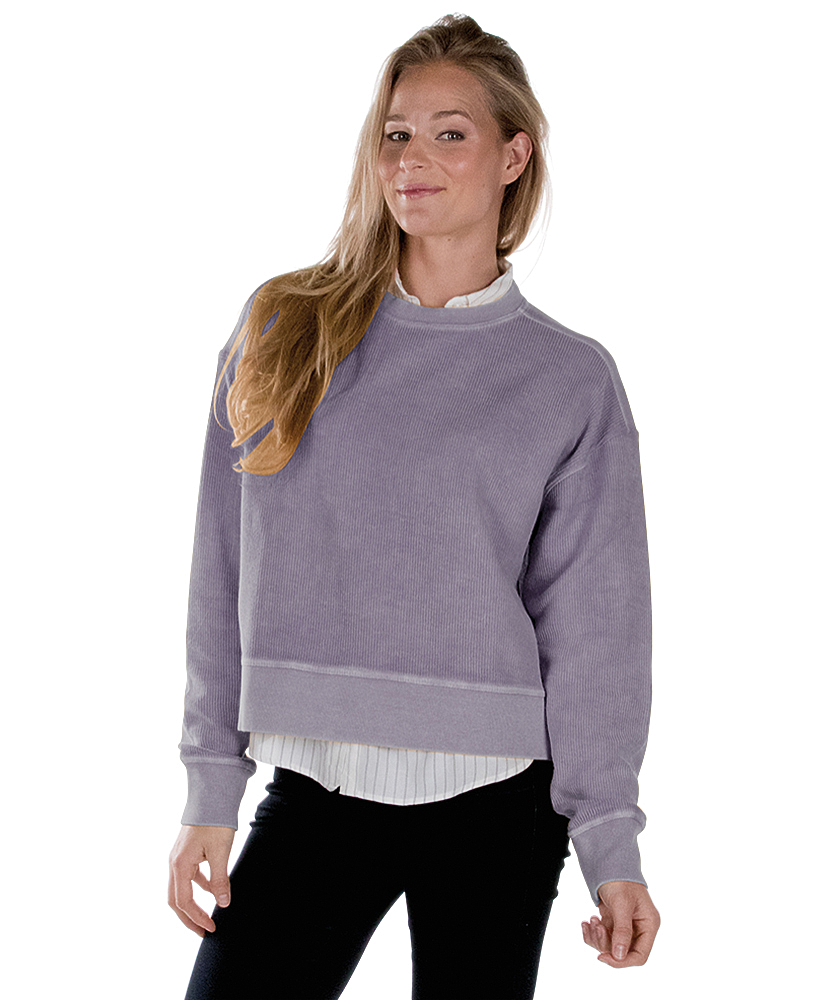 Camden Crew Crop Sweatshirt | Charles River Apparel