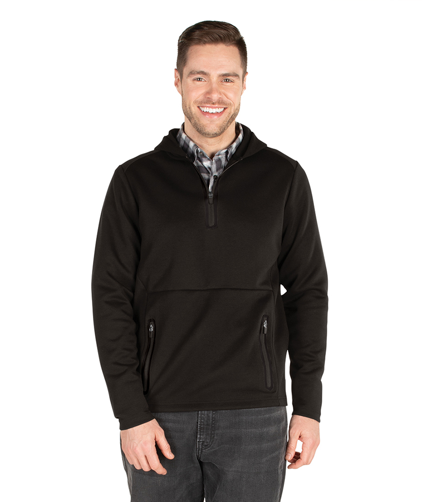 Charles River Men's Clifton Full Zip Hoodie Grey Xs