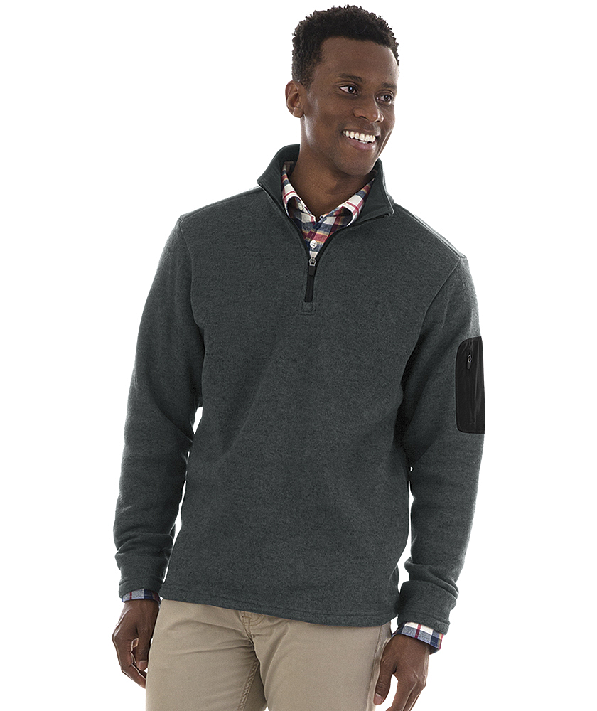 Men's Heathered Fleece Pullover