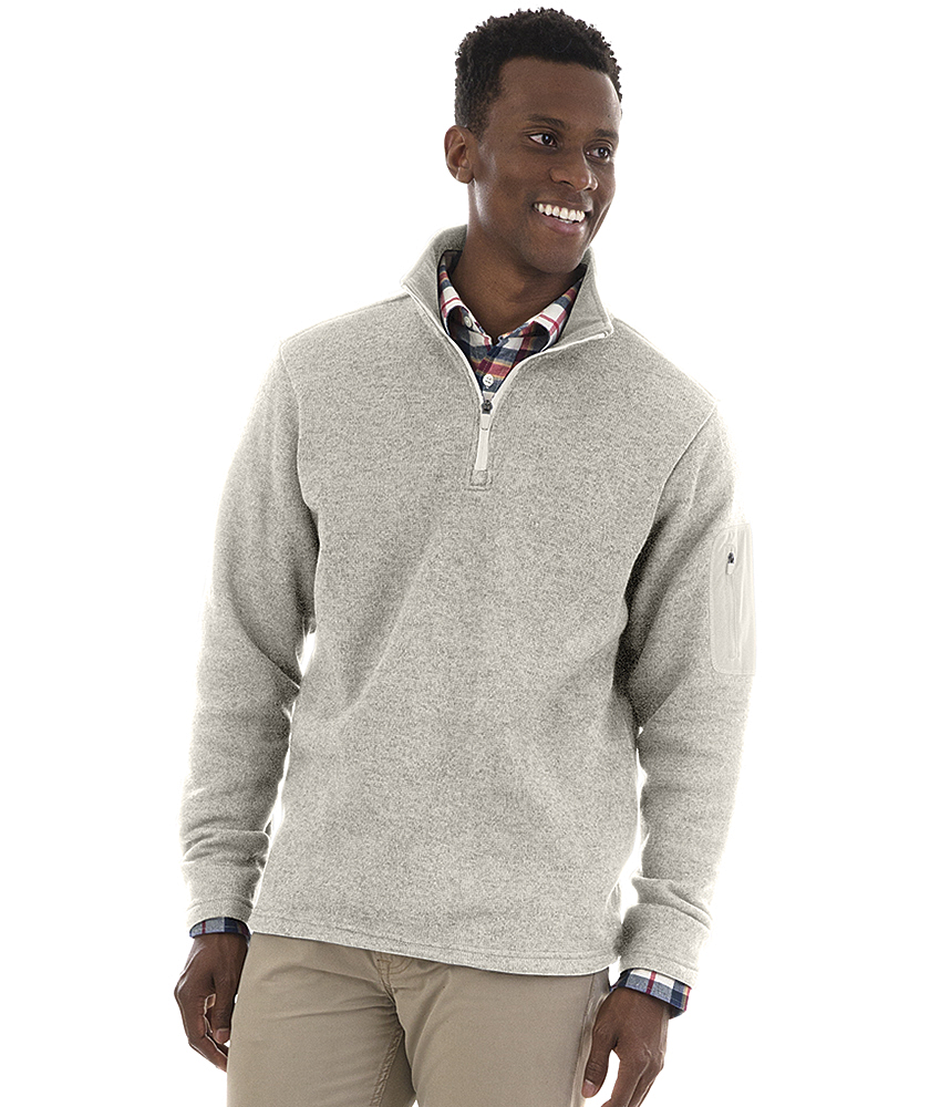 Men's Heathered Fleece Pullover | Charles River Apparel