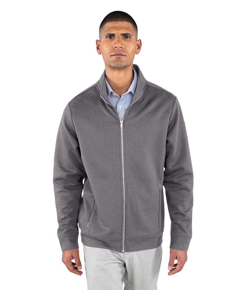 Charles River Grey Full Zip Up Jacket