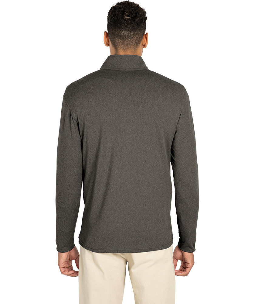 Men's Heathered Eco-Logic Stretch Quarter Zip | Charles River Apparel