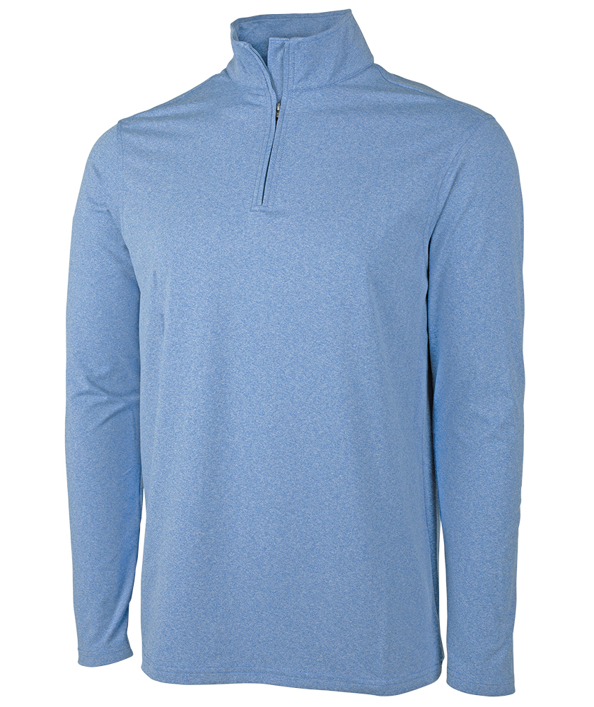 Men's Heathered Eco-Logic Stretch Quarter Zip | Charles River Apparel