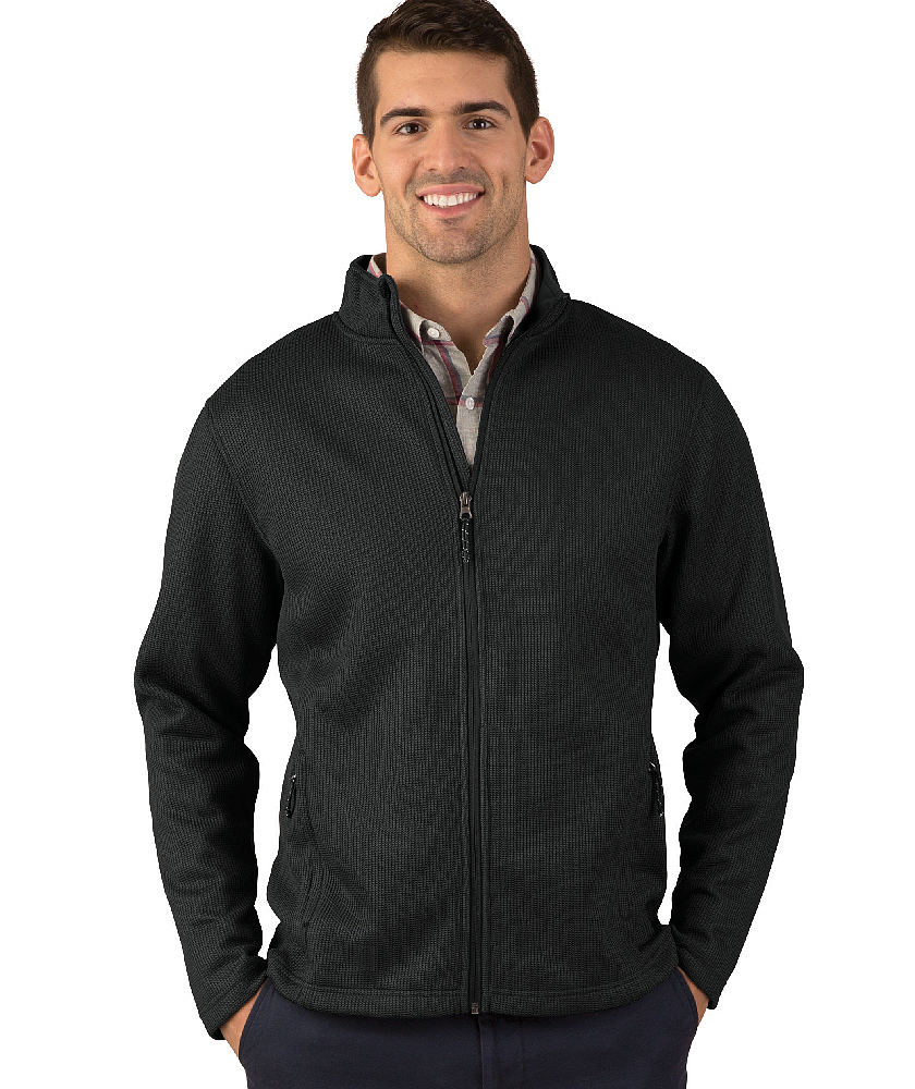 Men's Heritage Rib Knit Jacket | Charles River Apparel