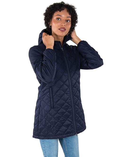 Women's Lithium Quilted Hooded Parka | Charles River Apparel