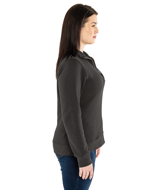 Women's Crosswind Quarter Zip Sweatshirt | Charles River Apparel