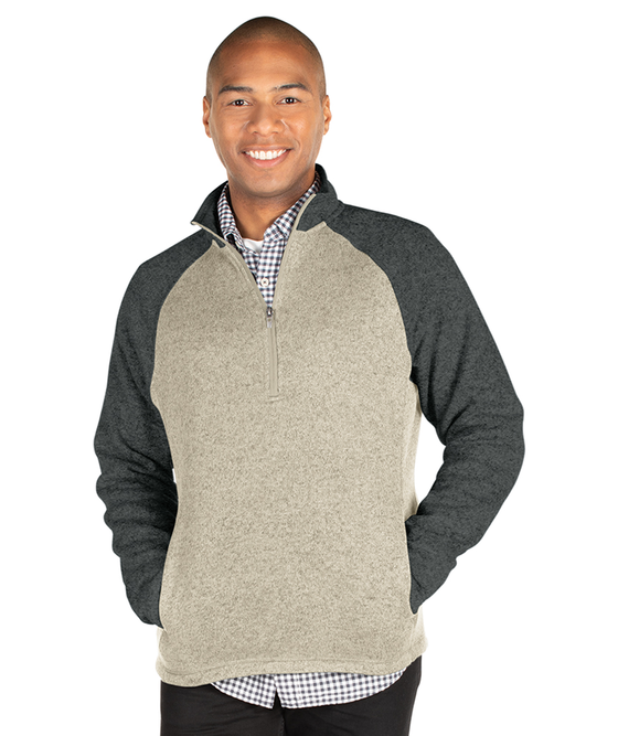 charles river quarter zip sweater fleece pullover
