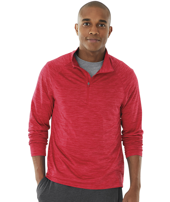 Men's Space Dye Performance Pullover Charles River Apparel