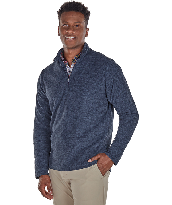 men's half zip microfleece pullover