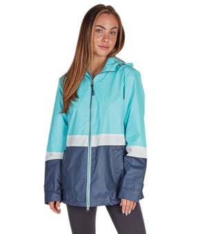 Women’s Color Blocked New Englander® Rain Jacket
