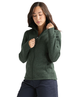 Women's Heathered Fleece Jkt