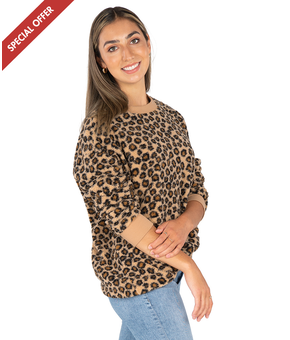 Printed Sherpa Crew