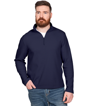 Men’s Lightweight Waffle Quarter Zip Pullover