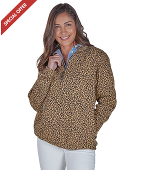 Printed Crosswind Quarter Zip Sweatshirt
