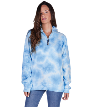 Crosswind Quarter Zip Sweatshirt (Tie-Dye)