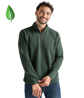 M TexturKnit 1/4 Zip Pullover