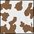 Brown Cow Print swatch
